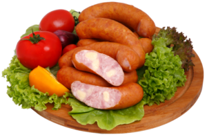 Kiełbasa śląska z serem